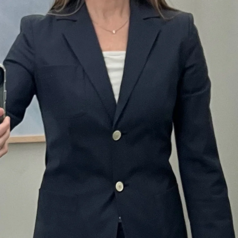 Loro Piana Women's Navy Sport Jacket Made in Italy